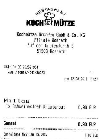 emck H�ffner Kochm�tze Restaurant